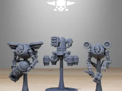 Scavenger Drones 3D print model