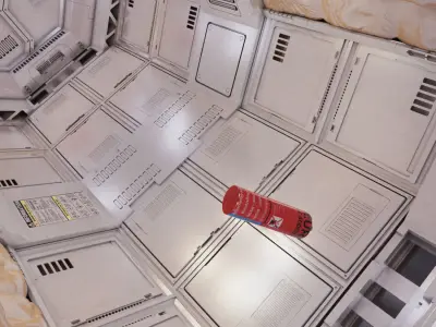 scifi corridor2 3D model