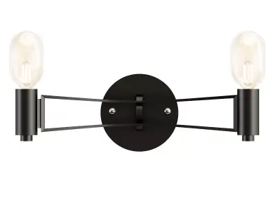 Tropfen-1523-2W two light wall sconce 3D model