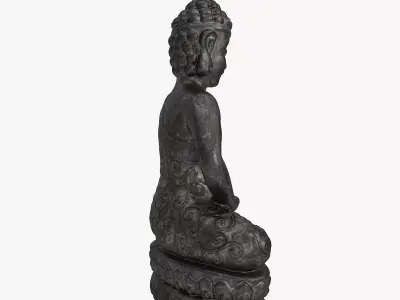 Buddha Sculpture For interior and exterior SPA- Zen Garden 3D model