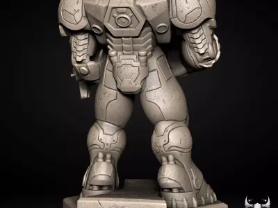 Starcraft Marine 3D Print Model  3D print model