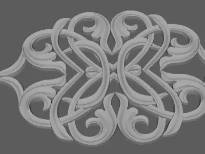 dekor ornament 3D model 72