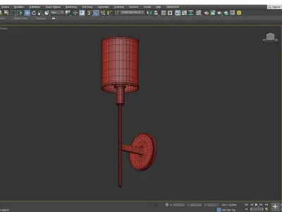 Aberdeen Sconce Low-poly 3D model