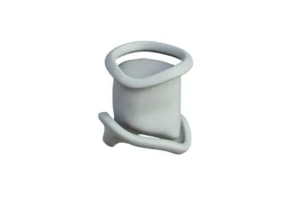 SciFi Shape Object Low Poly Low-poly 3D model 30
