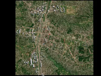 Kananga - Democratic Republic of the Congo 3D model