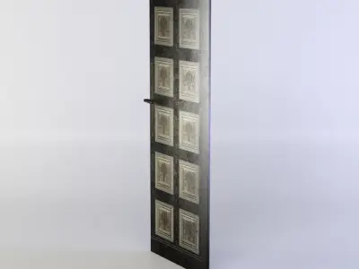 Door Low-poly 3D model get