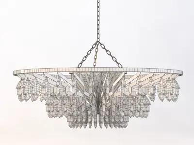 Rock Crystal Chandelier 3D model