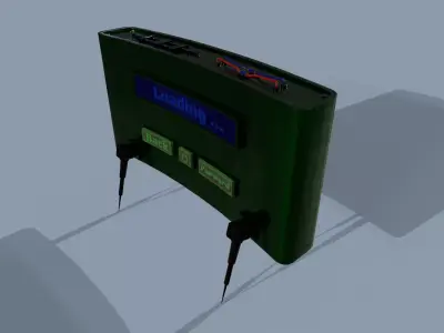 Antipersonnel Mine Sci-Fi Low-poly 3D model