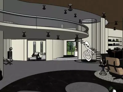 Iron man House Inerior - Remake 3D model