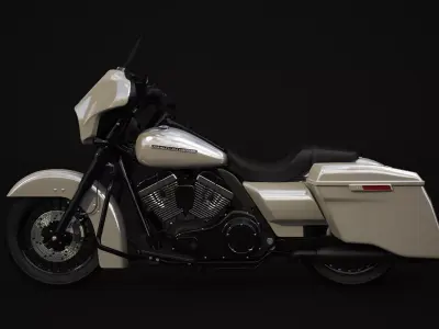 Street Glide Motorcycle 3D model