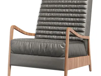 Chance Recliner in Various Colors Low-poly 3D model