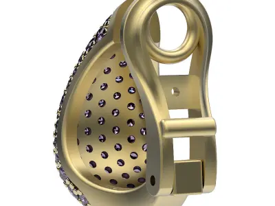 Earrings Pave 3D print model
