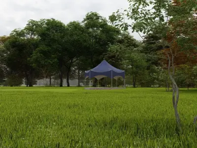 Classic tent Free 3D model