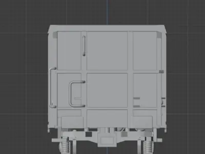 H0 1-87 scale Boxcar Eanos 3D print model