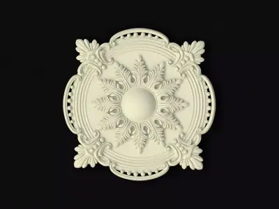 rosette dekor 3D model 37
