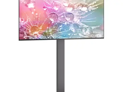 Iron Base Universal Floor TV Stand for 50 to 85 Inch TVs 3D model