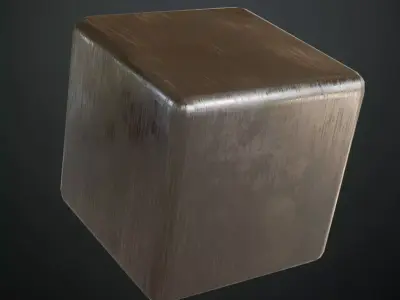Silver Brushed PBR Seamless Texture