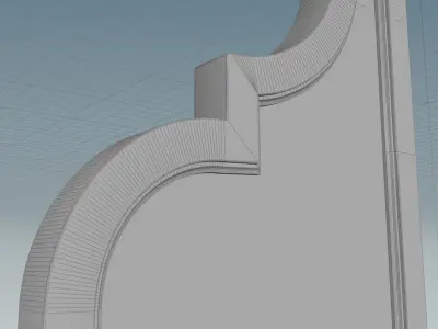 Photo realistic Old wild west tavern bar swing flap doors 3D model