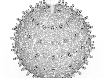 Christmas One Times Square ball 3D model