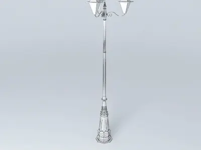 Square street light 3D model