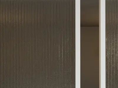 Glass partition door Set 36 Low-poly 3D model