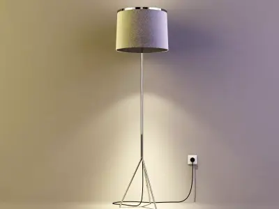 Stand Lamp 3D model buy