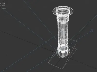 Tube exhaust Roof Vent Free 3D model