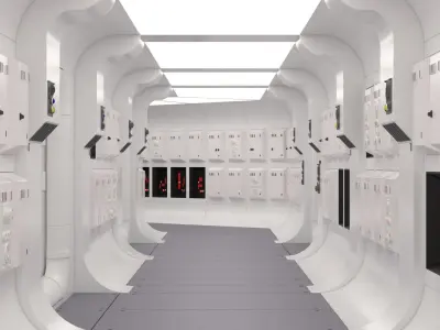 The Tantive IV Complete Hallway 1-18 scale Kenner-Hasbro 3D print model