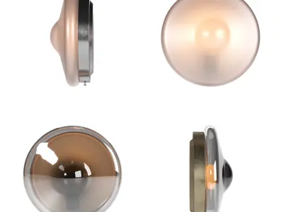 Bomma orbital wall and ceiling lighting 3D model