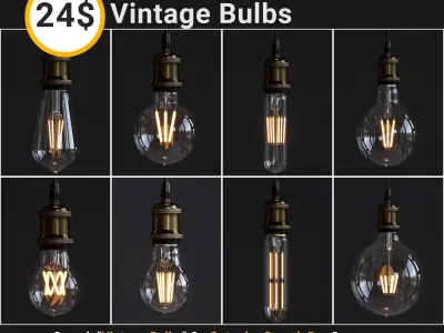 Edison Bulb 3D model purchase
