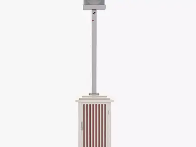 Wooden Look Patio Heater 3D model
