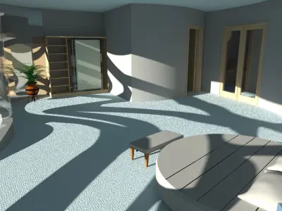 architectural building 3D model