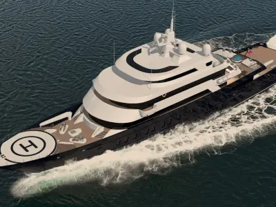  GenericMilitary Yacht Dynamic Simulation 