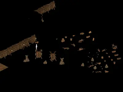 Cave - Stone Wall - Miscellaneous 04 3D model