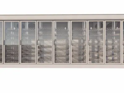 Refrigerator 9 Door 3D model