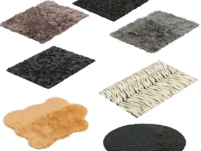 Carpets fur 3D model