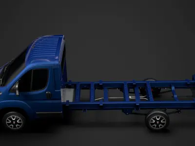 Fiat Ducato Chassis Truck Single Cab 4035XL WB 2020 3D model