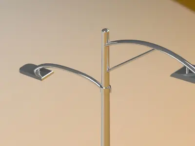 Street Light Pole 3D model