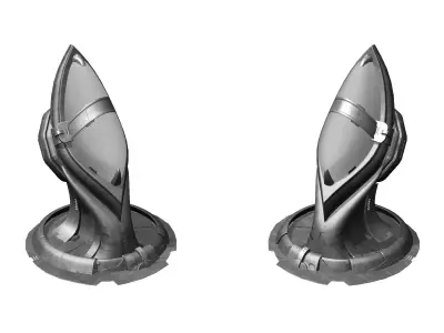 New Area - Waste - Mining Site Facilities 02 3D model