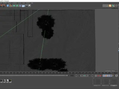 Blue Sky Exterior HDRI  Corona Cinema4D scene 3D model