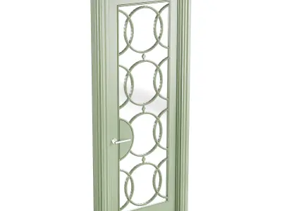 Modern entrance door 42 3D model