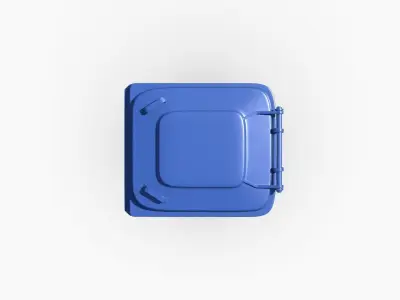 Plastic Trashcan 3D model