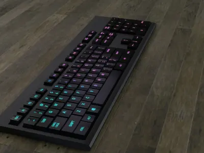 Rgb keyboard  3D model