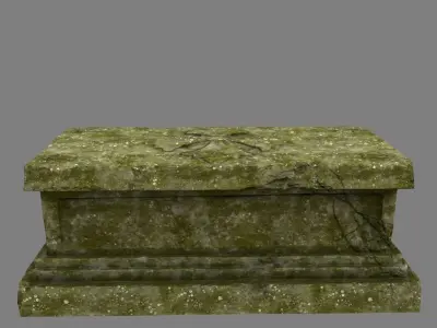 base statue 24 Low-poly 3D model