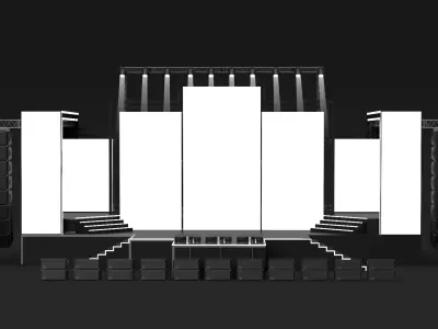 Concert Stage 09 3D model