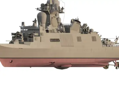 NAVY GRREK CORVETTE 3D model
