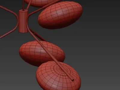 Champignon Chandelier 3D model purchase