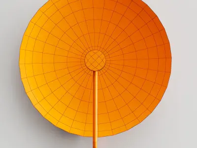 ASTRONOMY gold wall light with moon 3D model