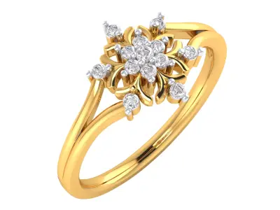  Women Ring Render 3dm STL MTL SLC JCD OBJ FBX Details 3D print model 8