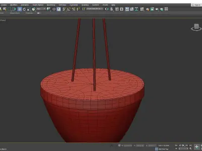 Lars Bylund Ceiling Lamp Low-poly 3D model